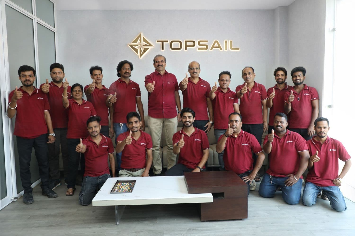 The Topsail Appliances manufacturing team at the Silvassa facility